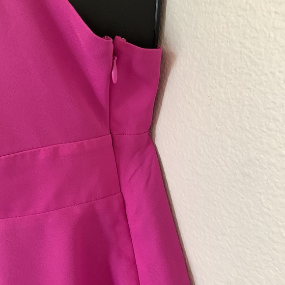 Express Purple V Neckline Empire Waist Cutout Back Strappy Tank Top - Picture 5 of 9